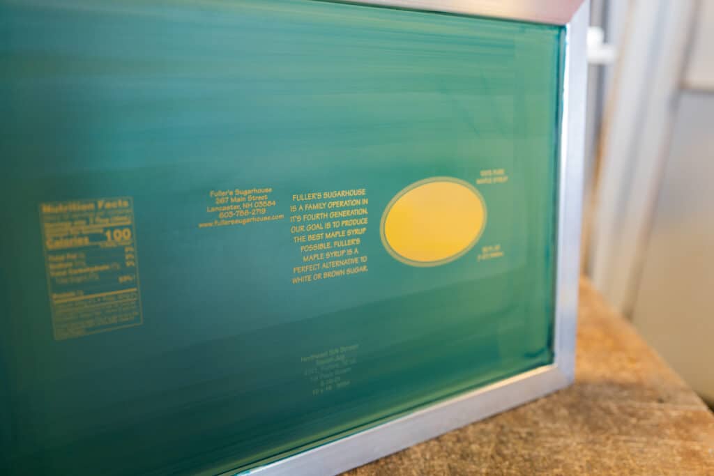 print-ready silk screens